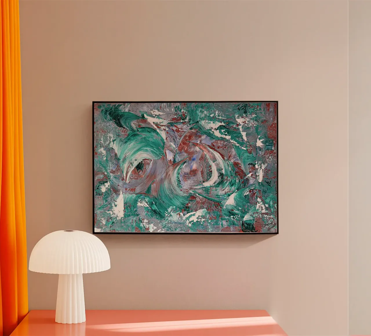 AQUATIC SHOW plexiglass da Thierry Vobmann Abstract painting