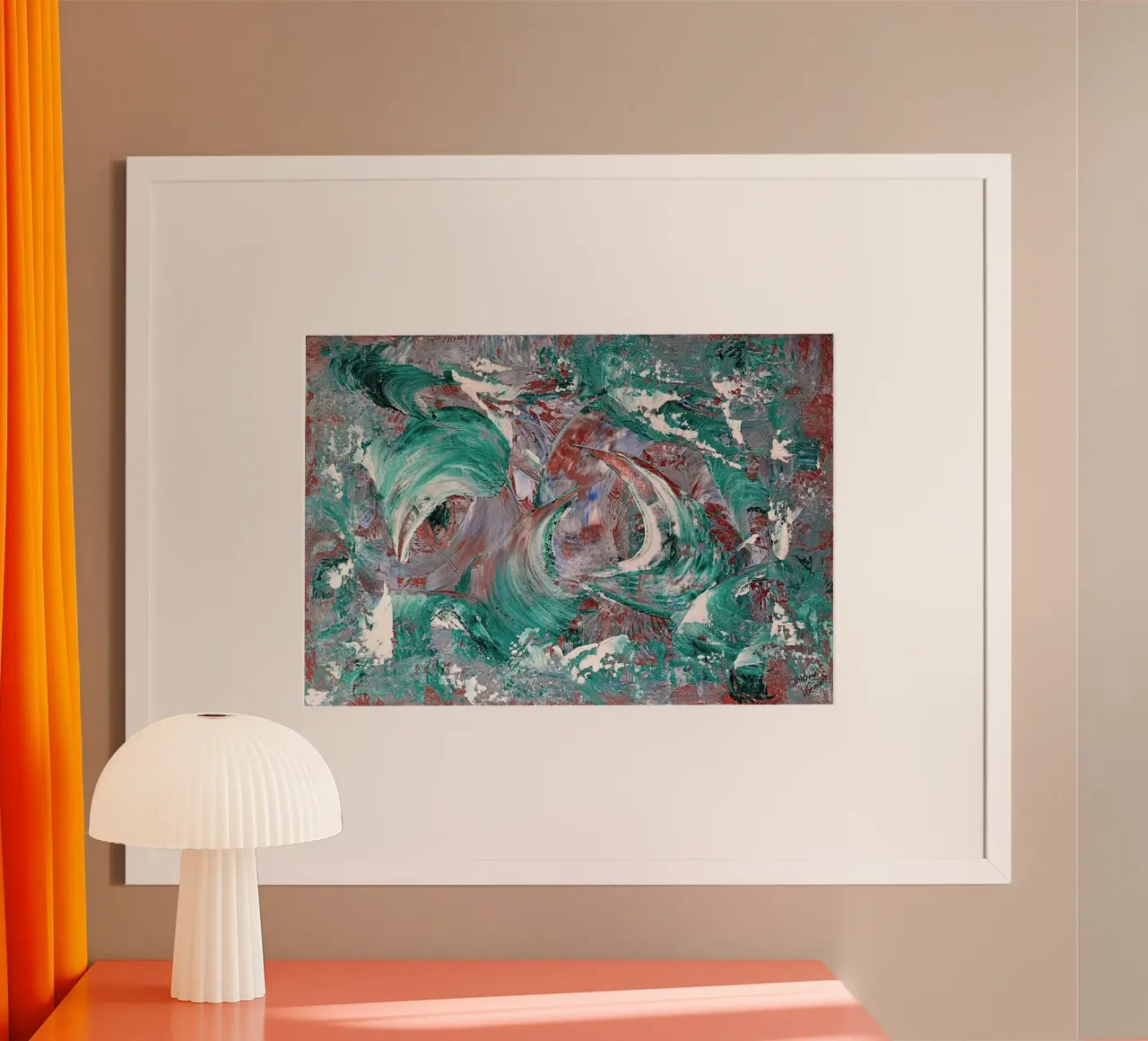 AQUATIC SHOW carta hahnemühle da Thierry Vobmann Abstract painting