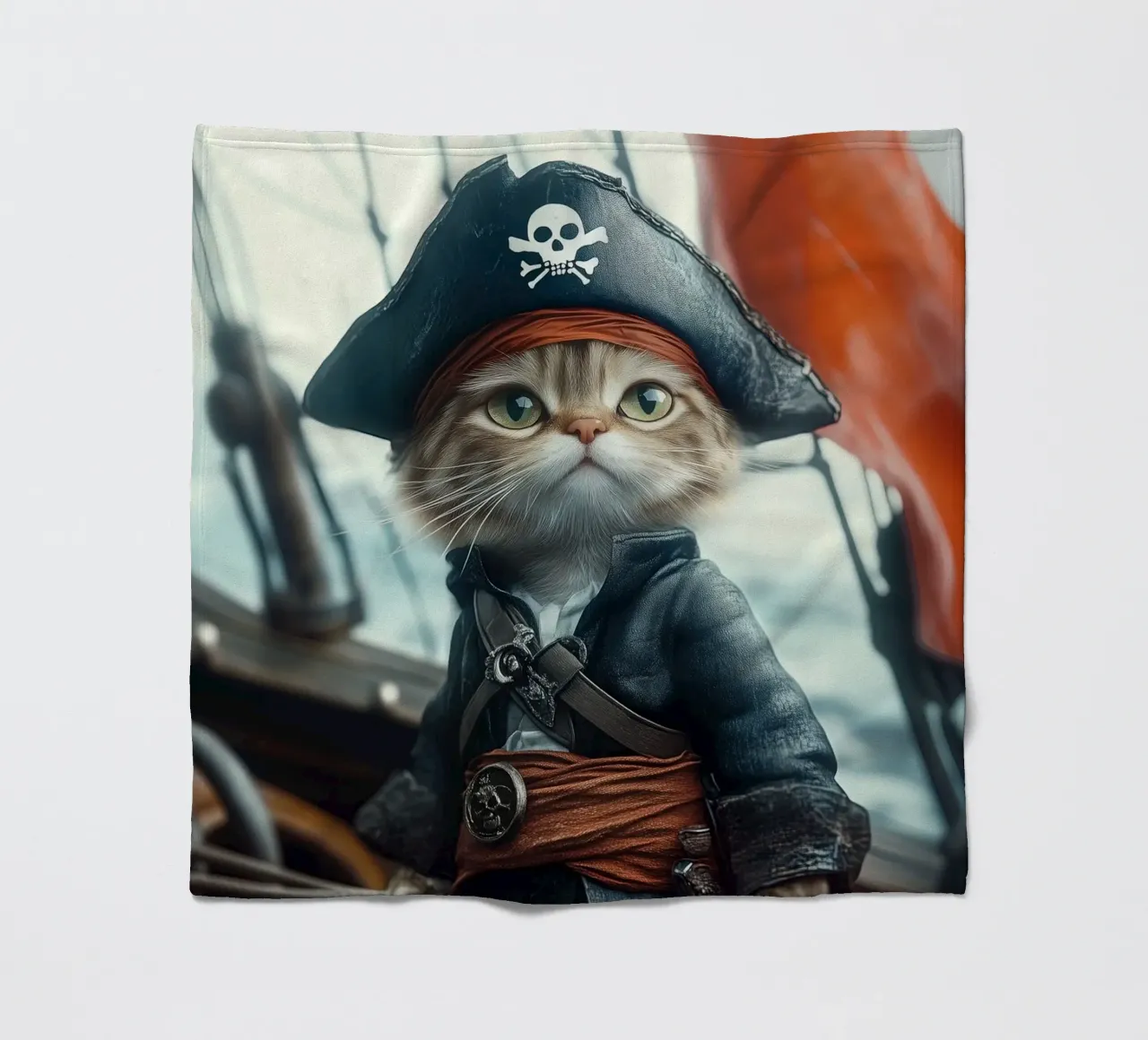 He is a pirate No. 02 coperta in pile da lazydaypaper