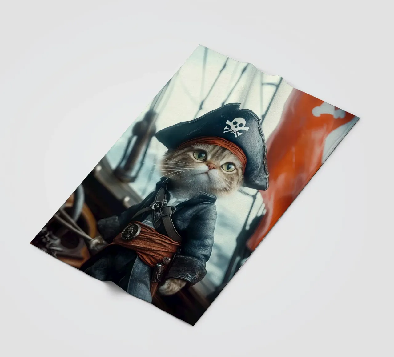 He is a pirate No. 02 coperta in pile da lazydaypaper