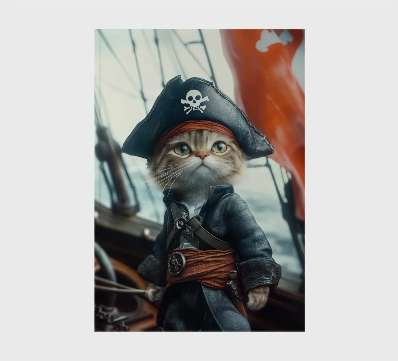 He is a pirate No. 02 notebook by lazydaypaper