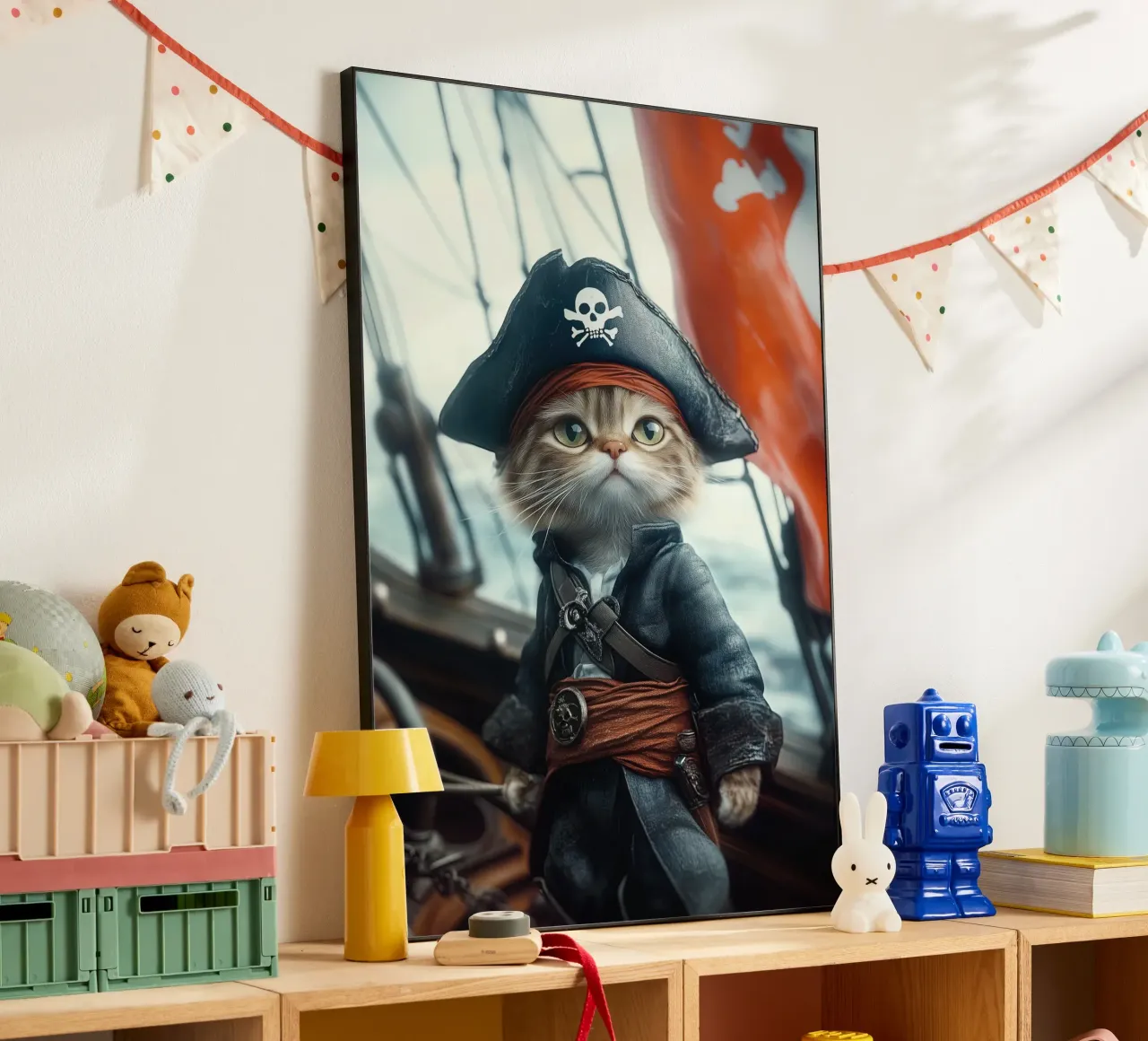 He is a pirate No. 02 alluminio dibond da lazydaypaper
