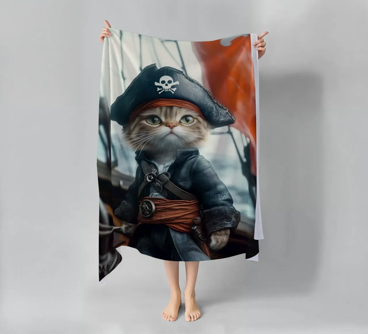 He is a pirate No. 02 telo mare da lazydaypaper