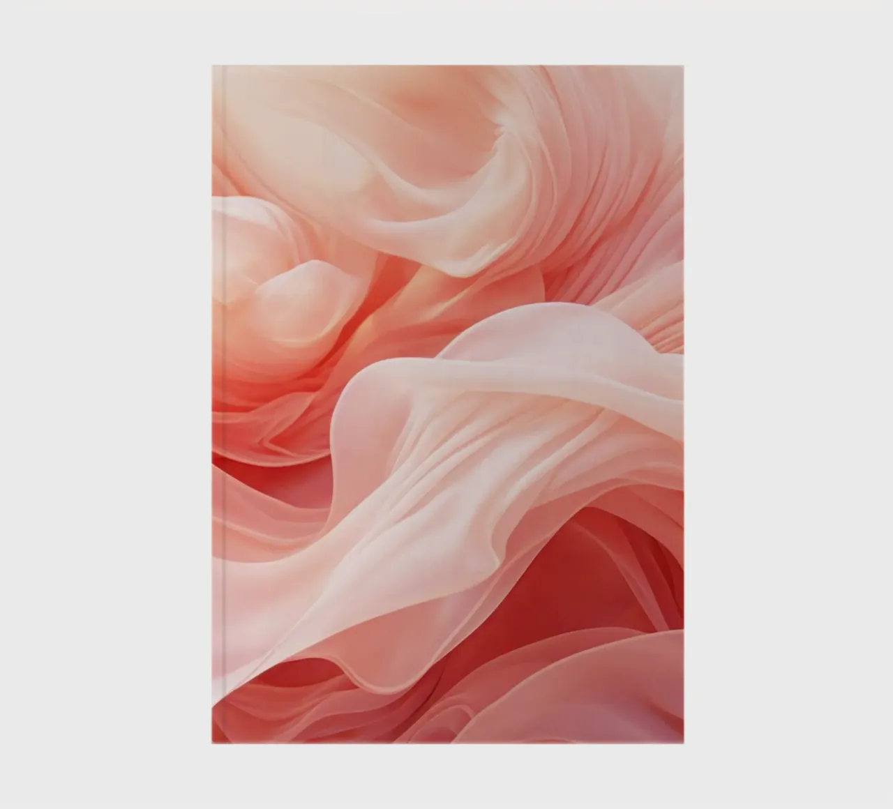 Ethereal Soft Peach Fluid Dreams notebook by Modern Muse