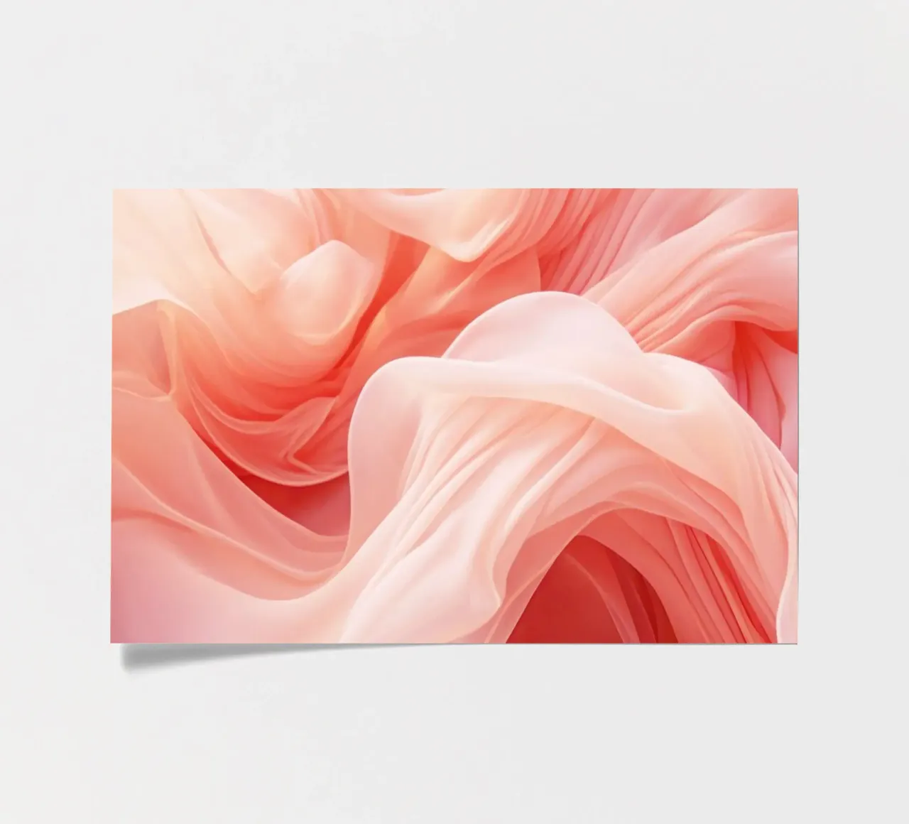 Ethereal Soft Peach Fluid Dreams Stickerbogen von Modern Muse