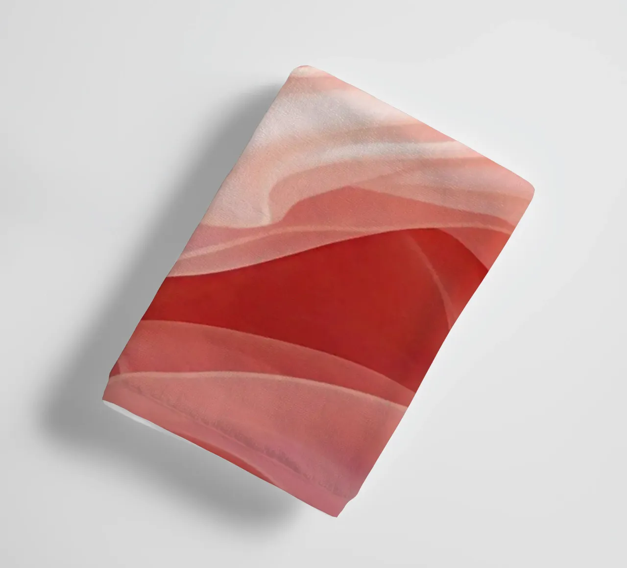 Ethereal Soft Peach Fluid Dreams towel by Modern Muse