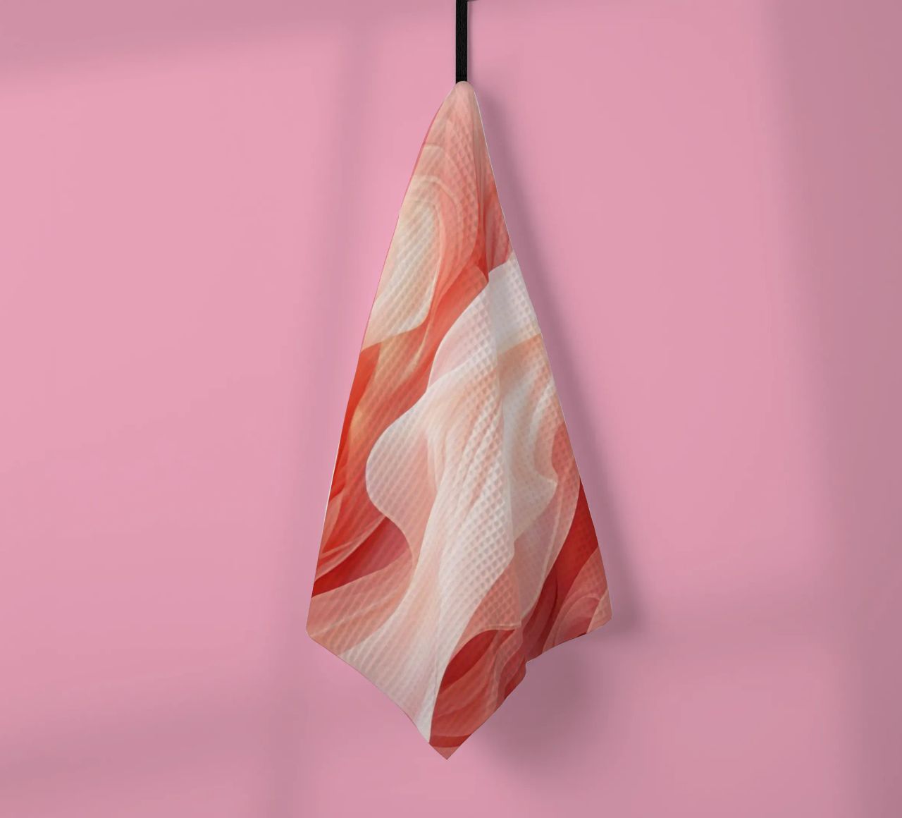 Ethereal Soft Peach Fluid Dreams torchon de Modern Muse