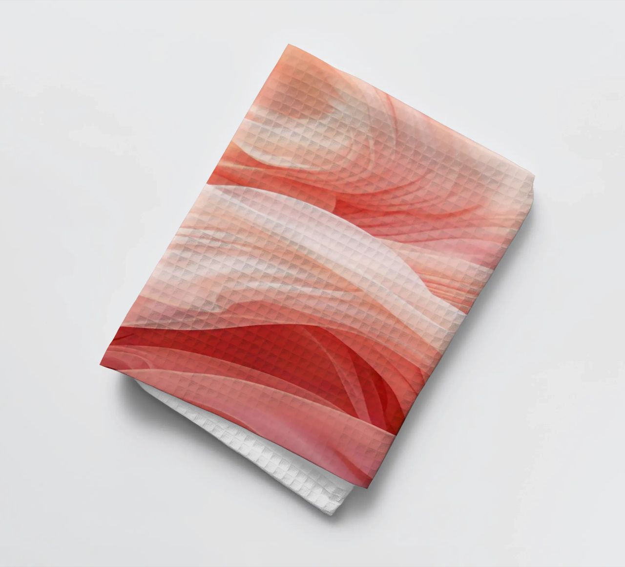 Ethereal Soft Peach Fluid Dreams torchon de Modern Muse