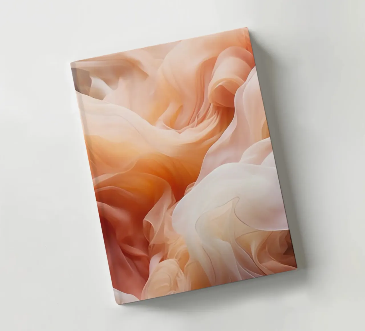 Ethereal Soft Peach Fluid Dreams notebook by Modern Muse
