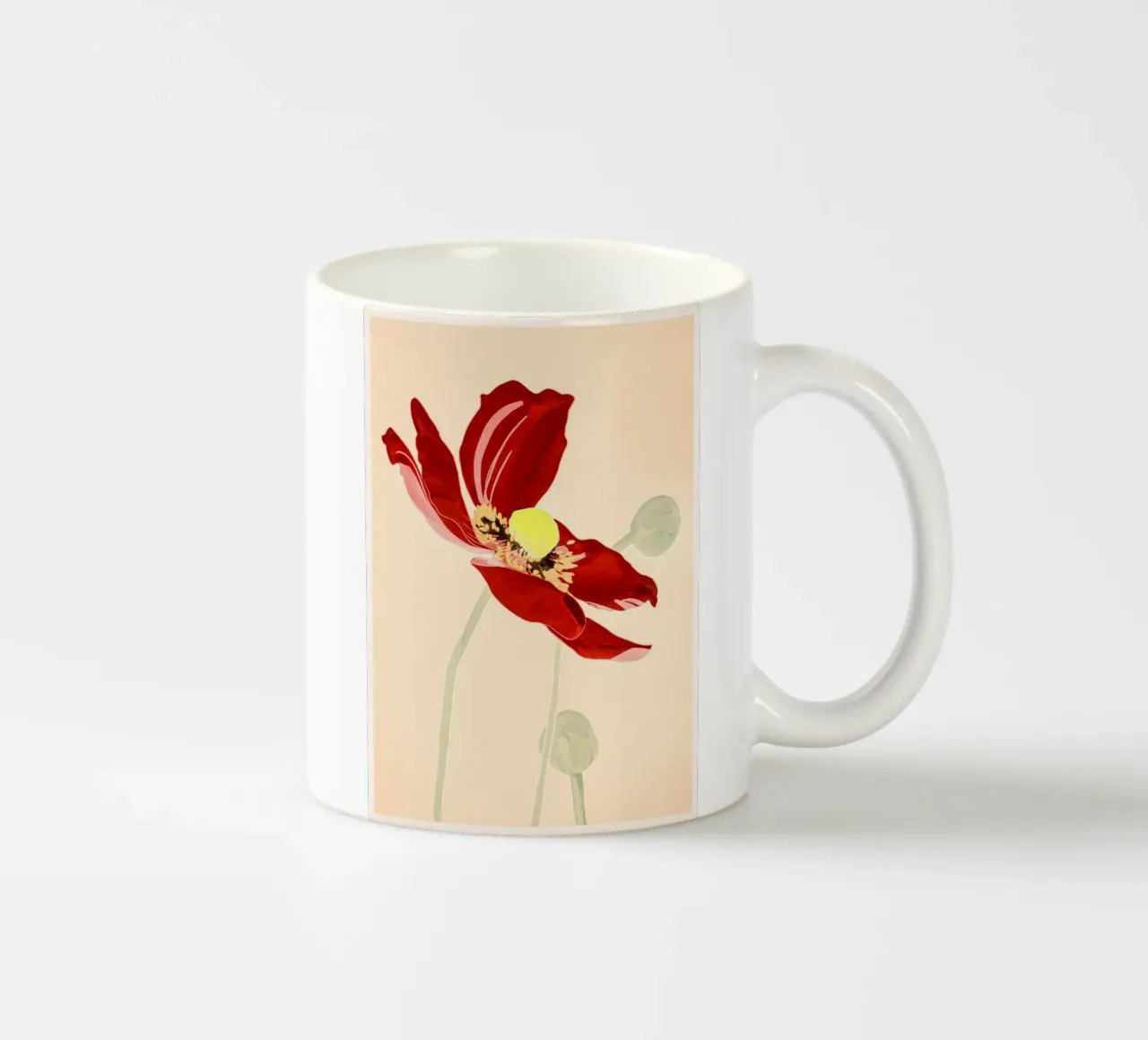 Fiore da giardino 2 tazza in ceramica da LeaDArt