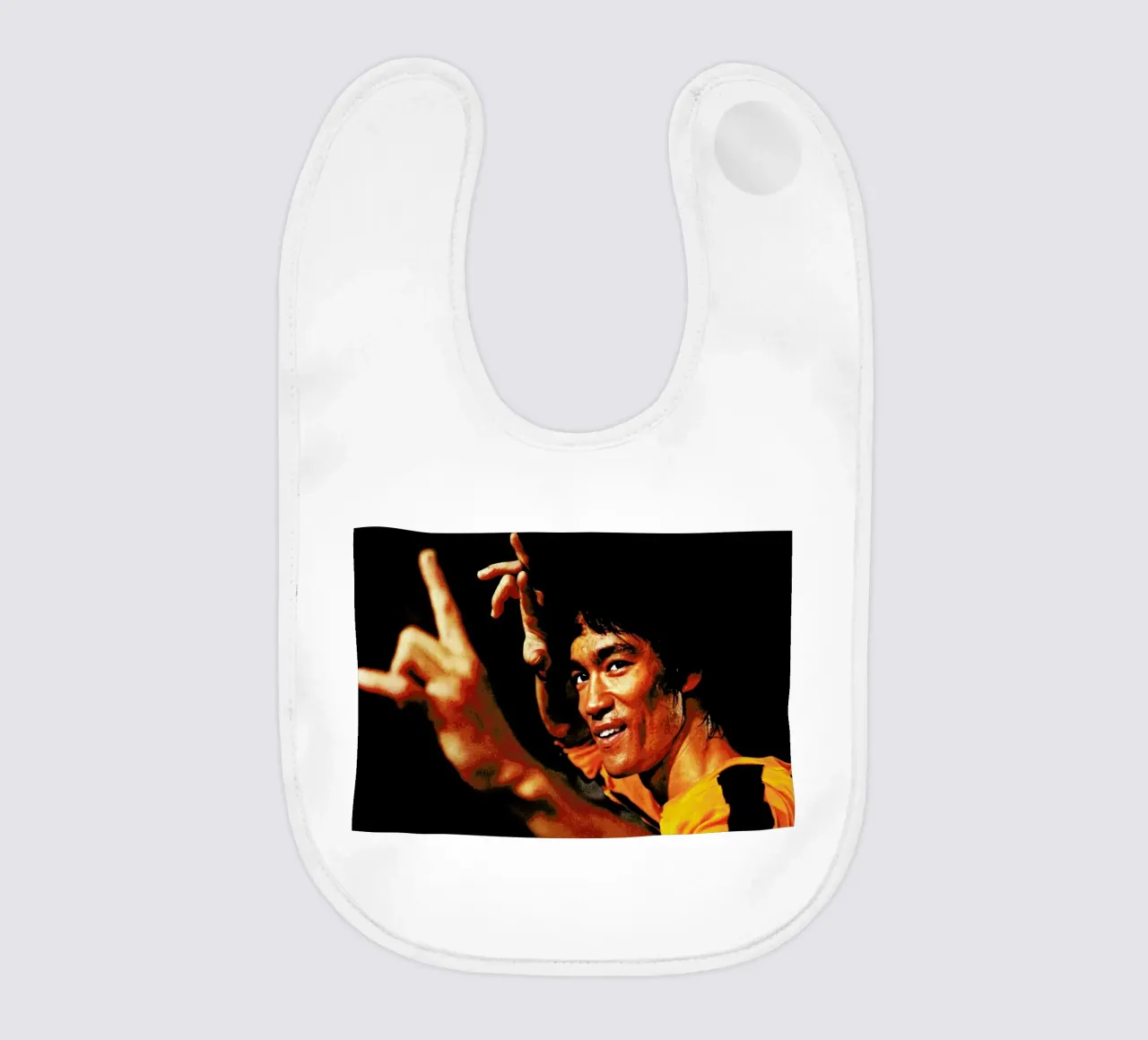 Bruce Lee in 'Game of Death' bavaglino da Gallery Print and Art Limited