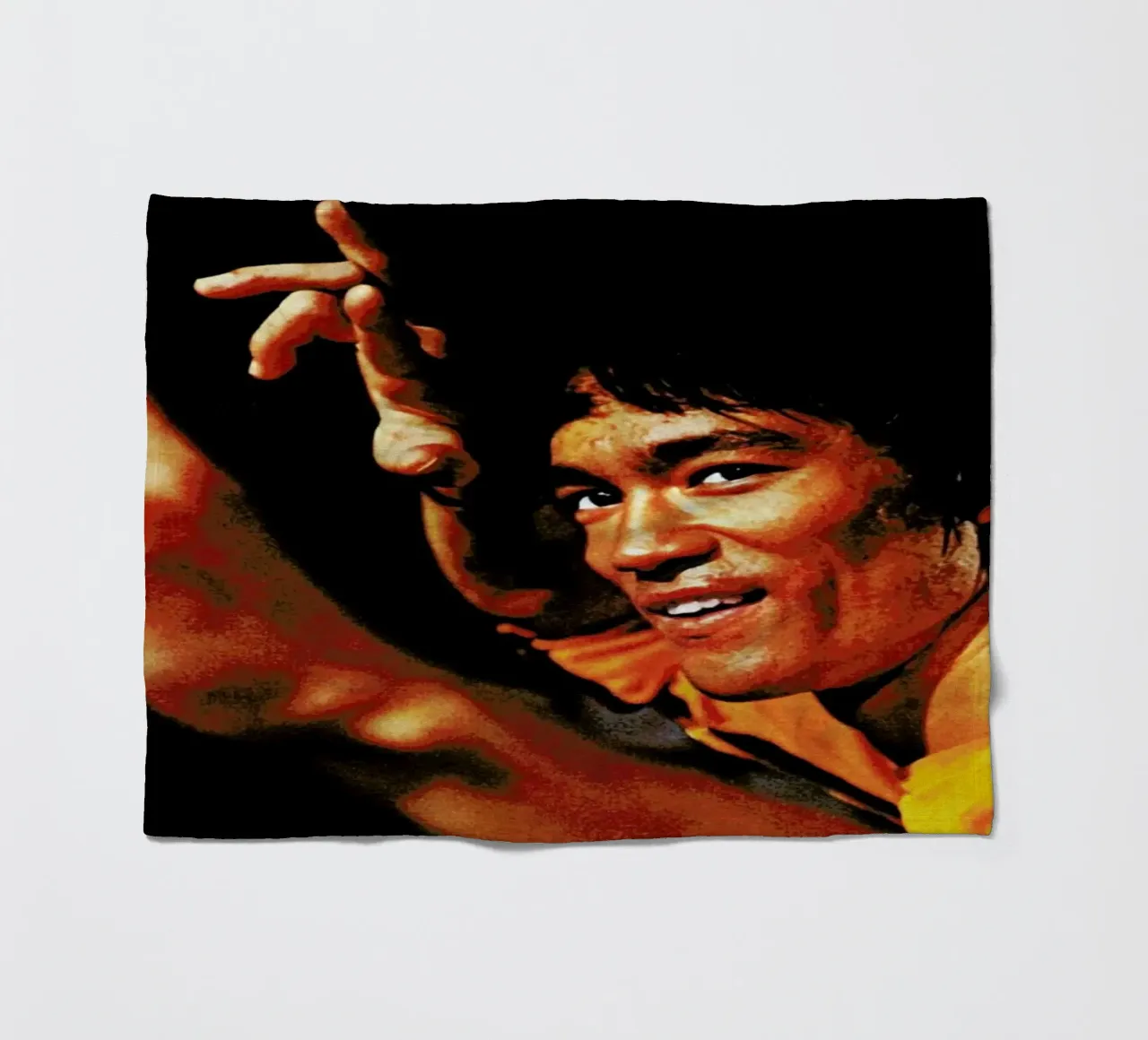 Bruce Lee in 'Game of Death' coperta in pile da Gallery Print and Art Limited