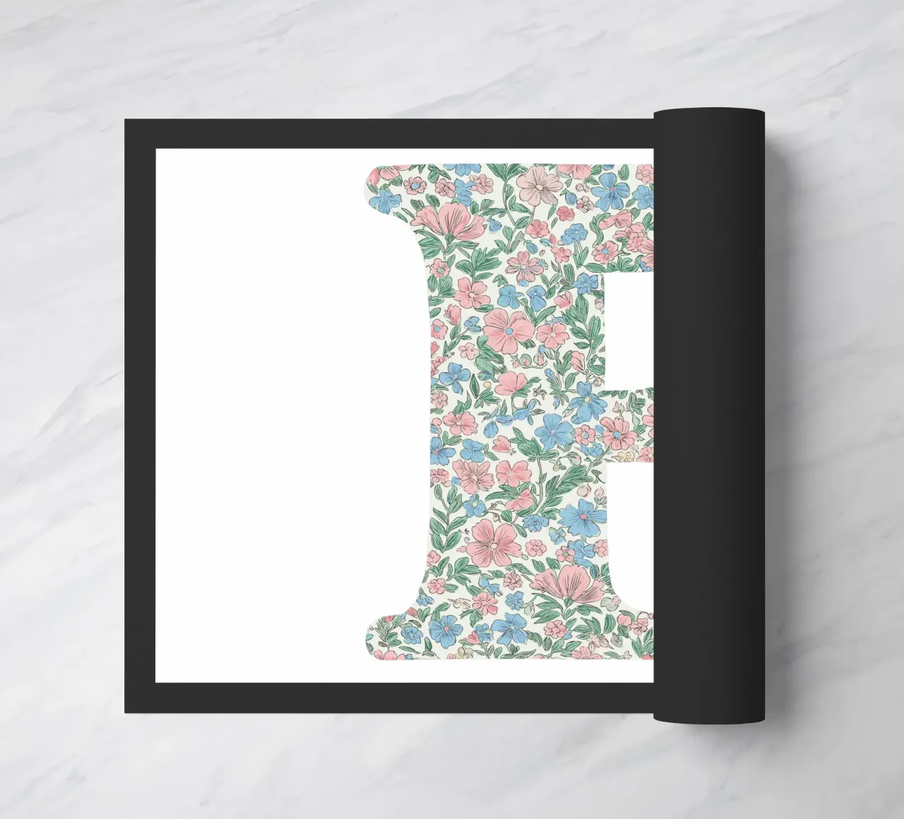 Floral F zerbino da KidzStudio