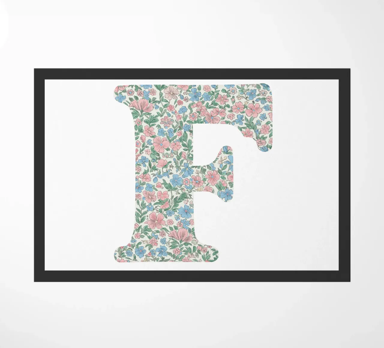 Floral F zerbino da KidzStudio