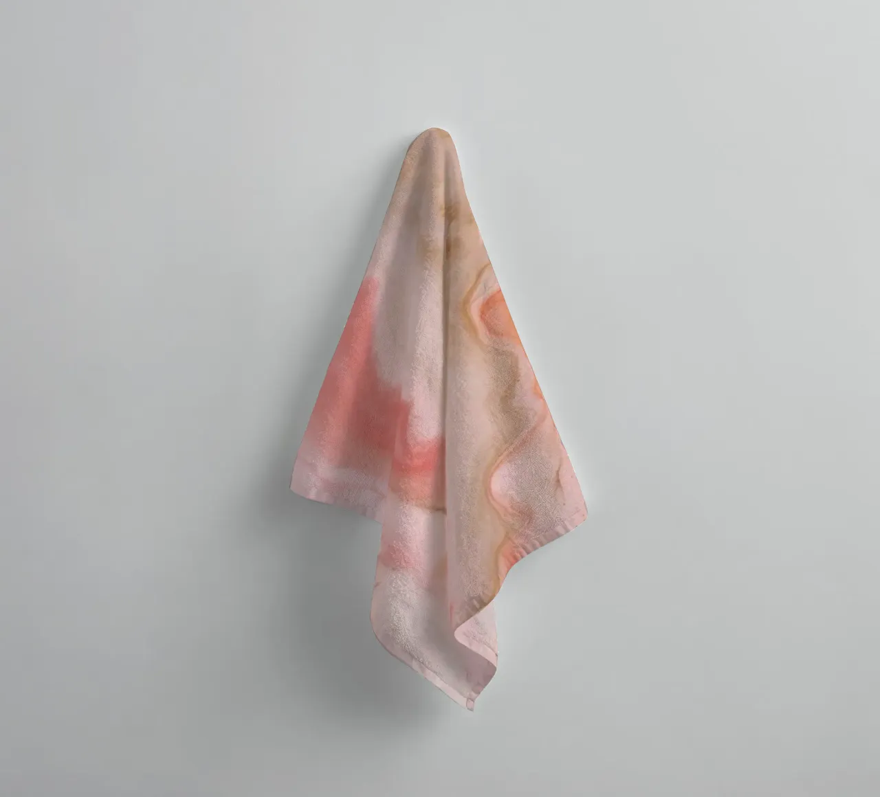 Luxury Marble Blush Pink towel by Modern Muse