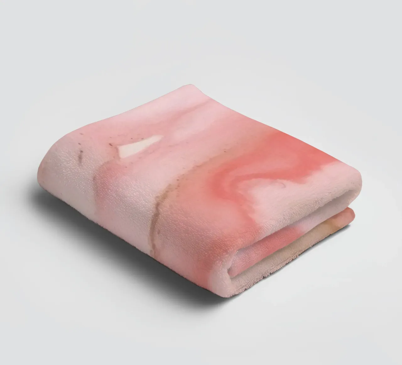 Luxury Marble Blush Pink towel by Modern Muse