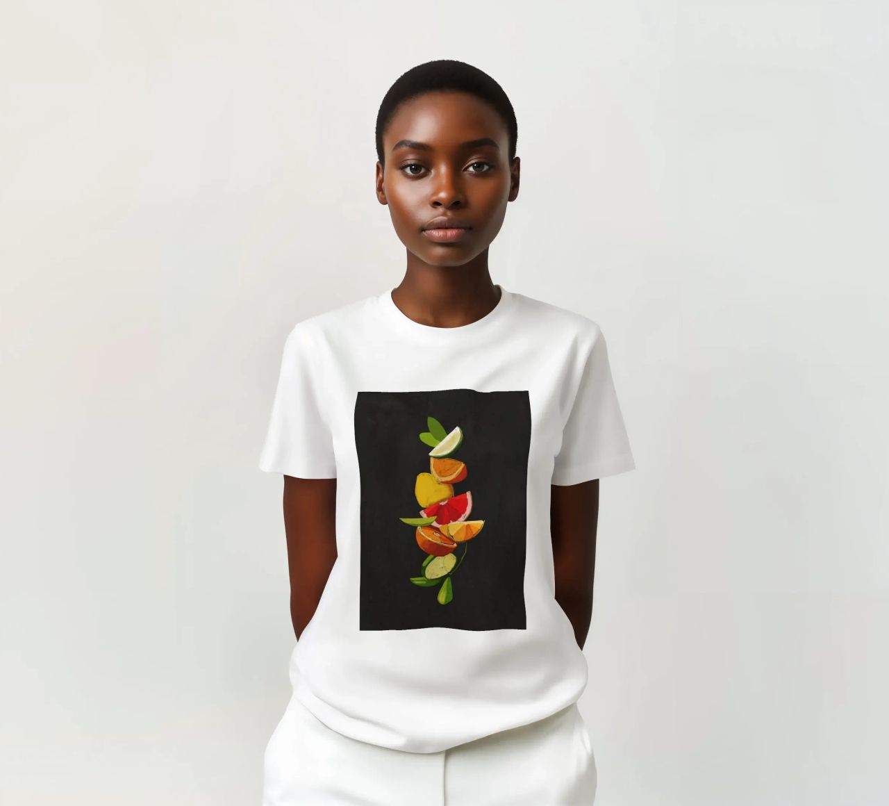 Frutta 7 scala t-shirt da LeaDArt