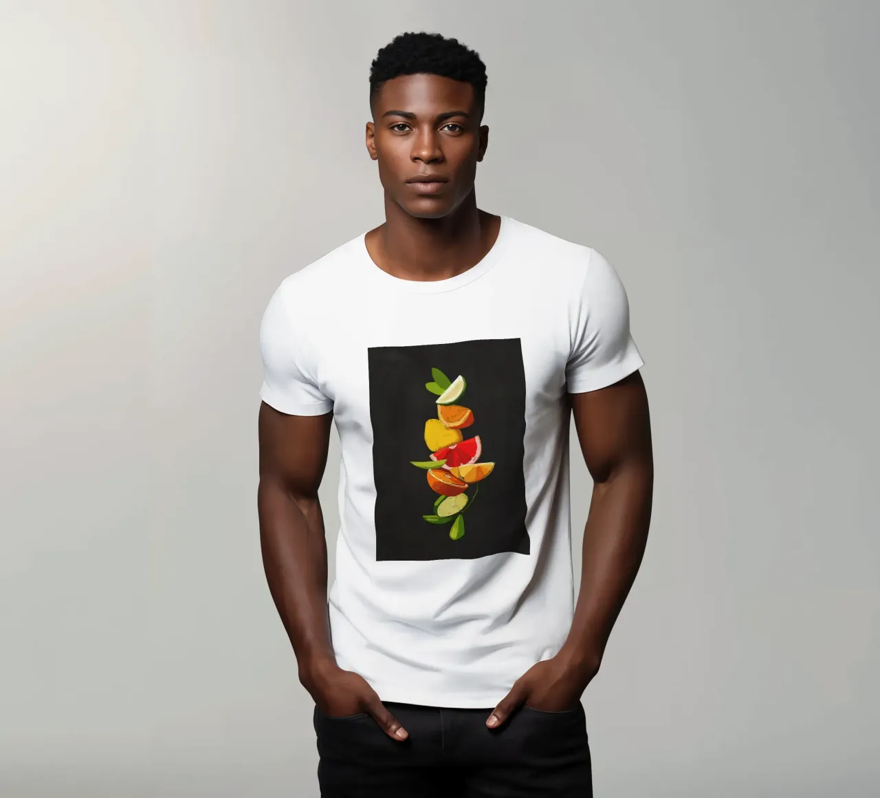 Fruit 7 scale t-shirt by LeaDArt
