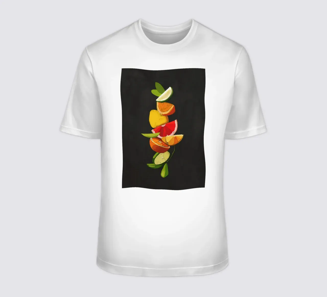Fruit 7 scale t-shirt by LeaDArt