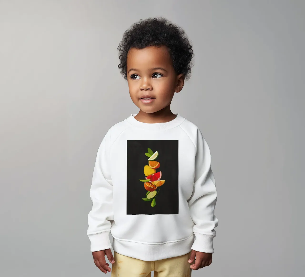 Fruit 7 schaal baby sweatshirt van LeaDArt