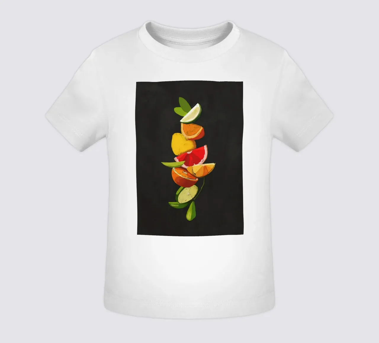 Frutta 7 scala maglietta neonato da LeaDArt