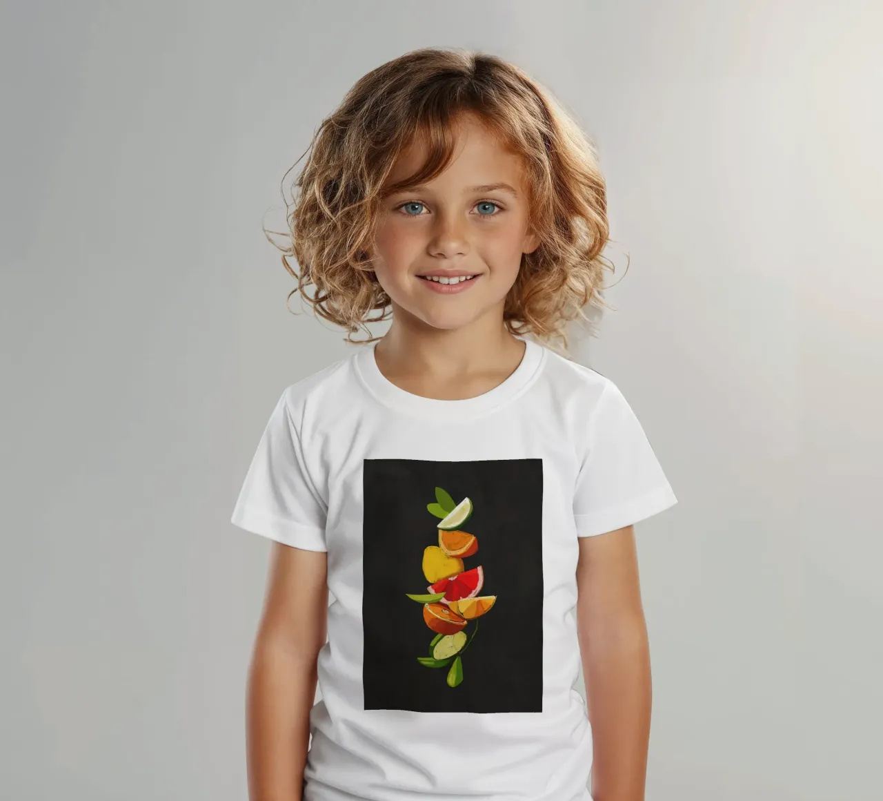 Frutta 7 scala t-shirt bambini da LeaDArt