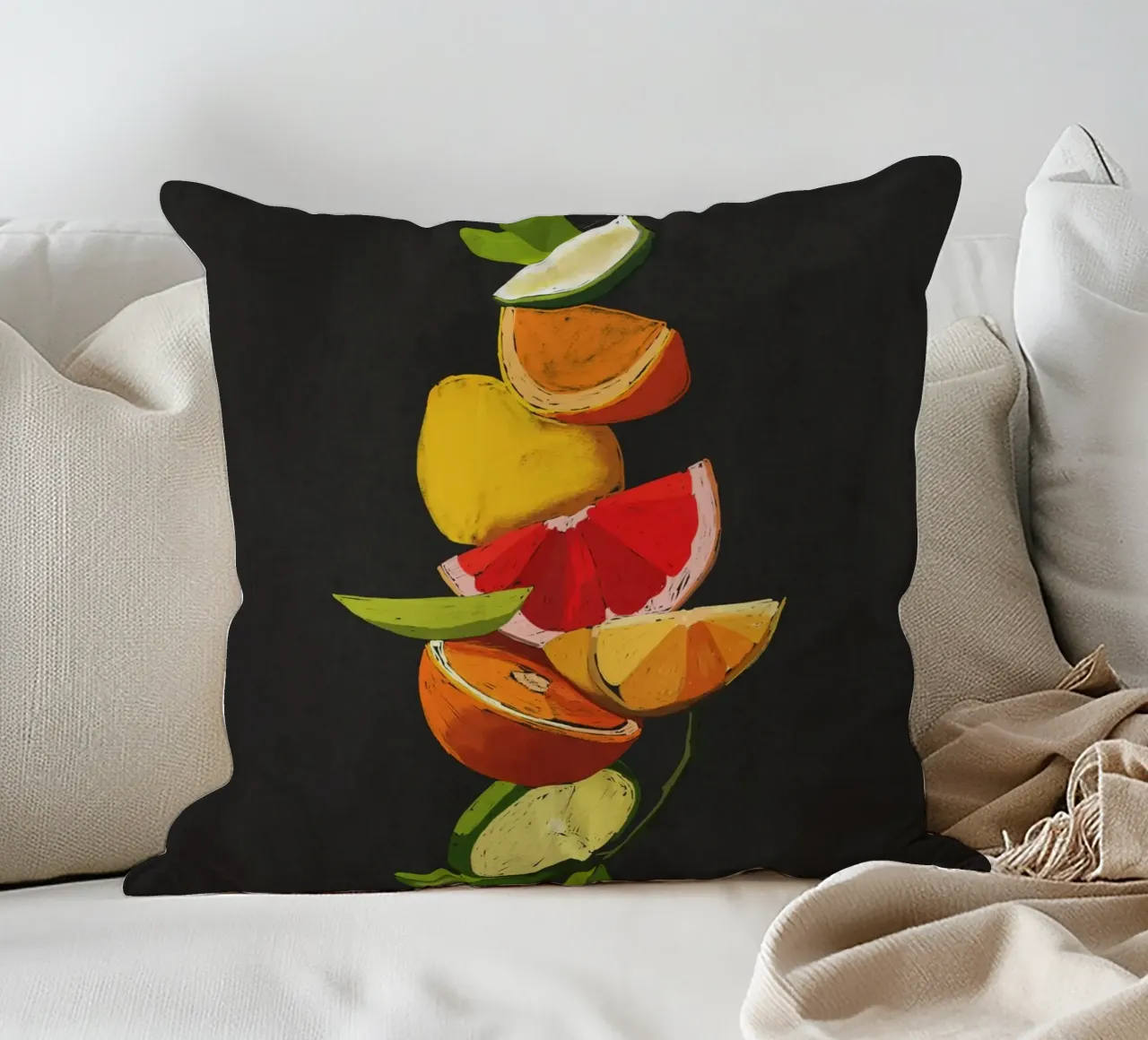 Frutta 7 scala cuscino da LeaDArt