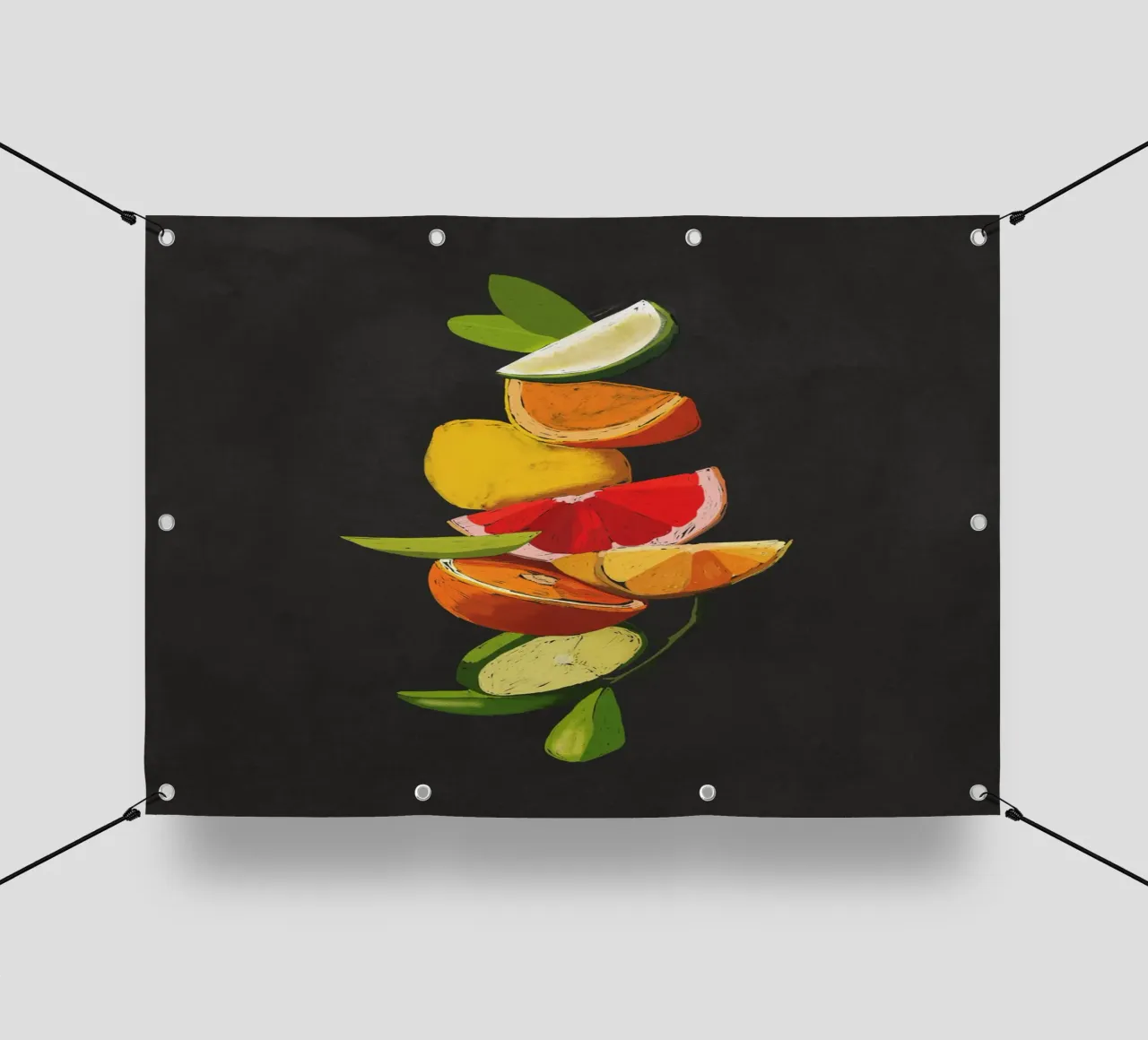 Frutta 7 scala telo in pvc da LeaDArt