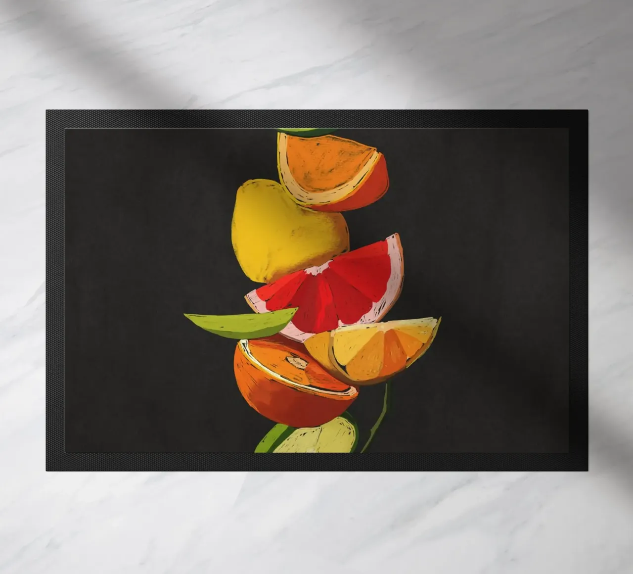 Waage Fruit 7 Fußmatte von LeaDArt