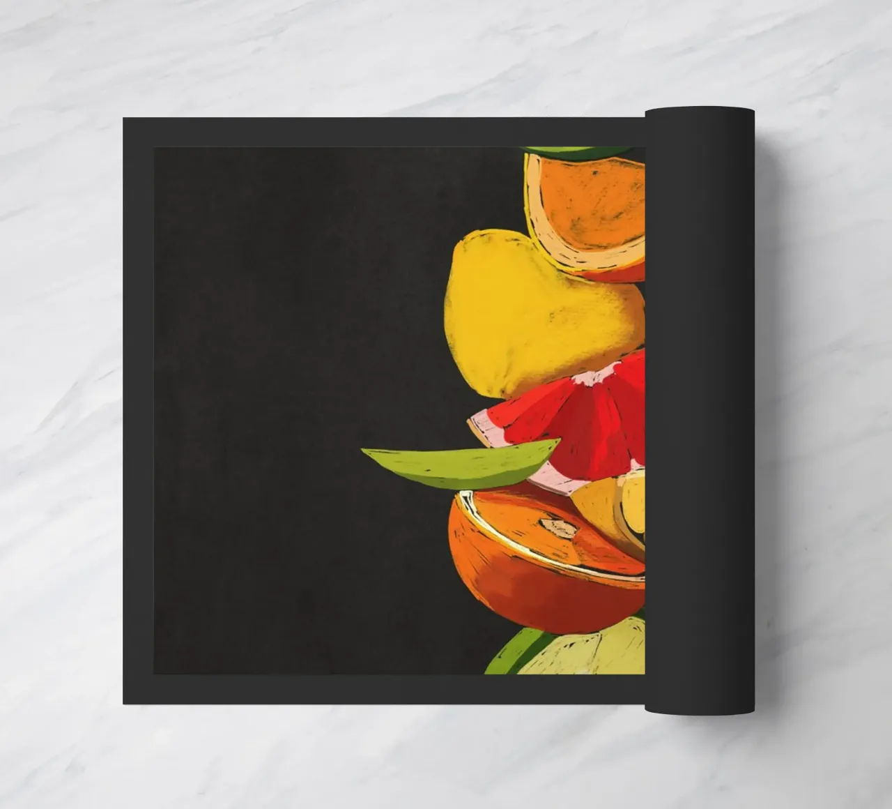 Fruit 7 schaal deurmat van LeaDArt