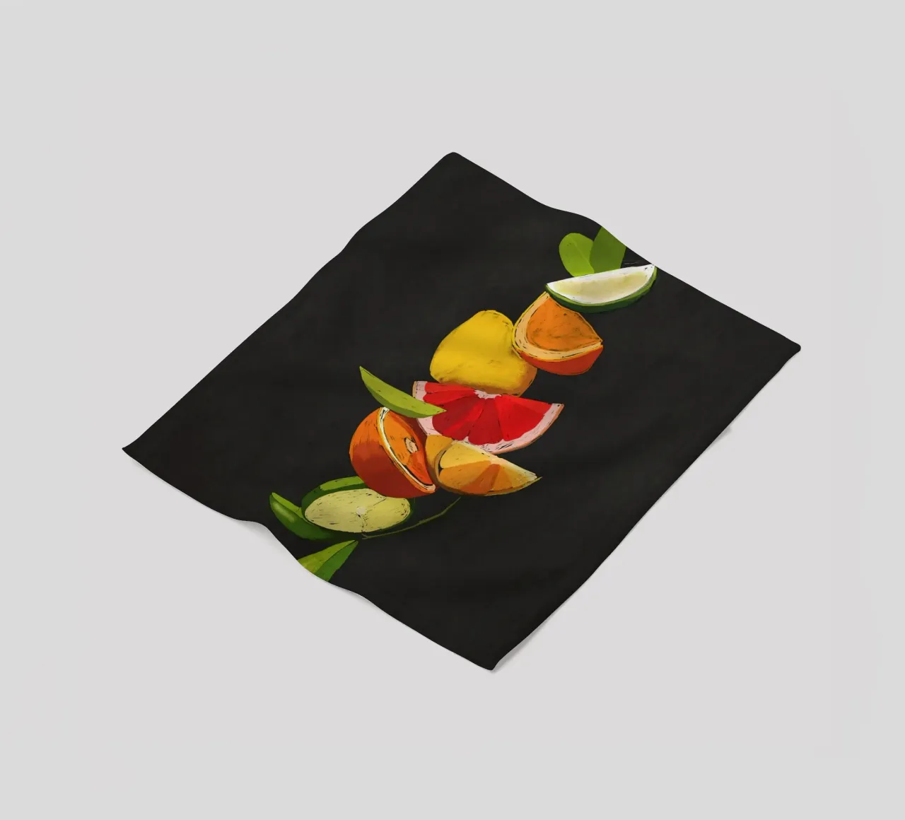 Waage Fruit 7 Fleecedecke von LeaDArt
