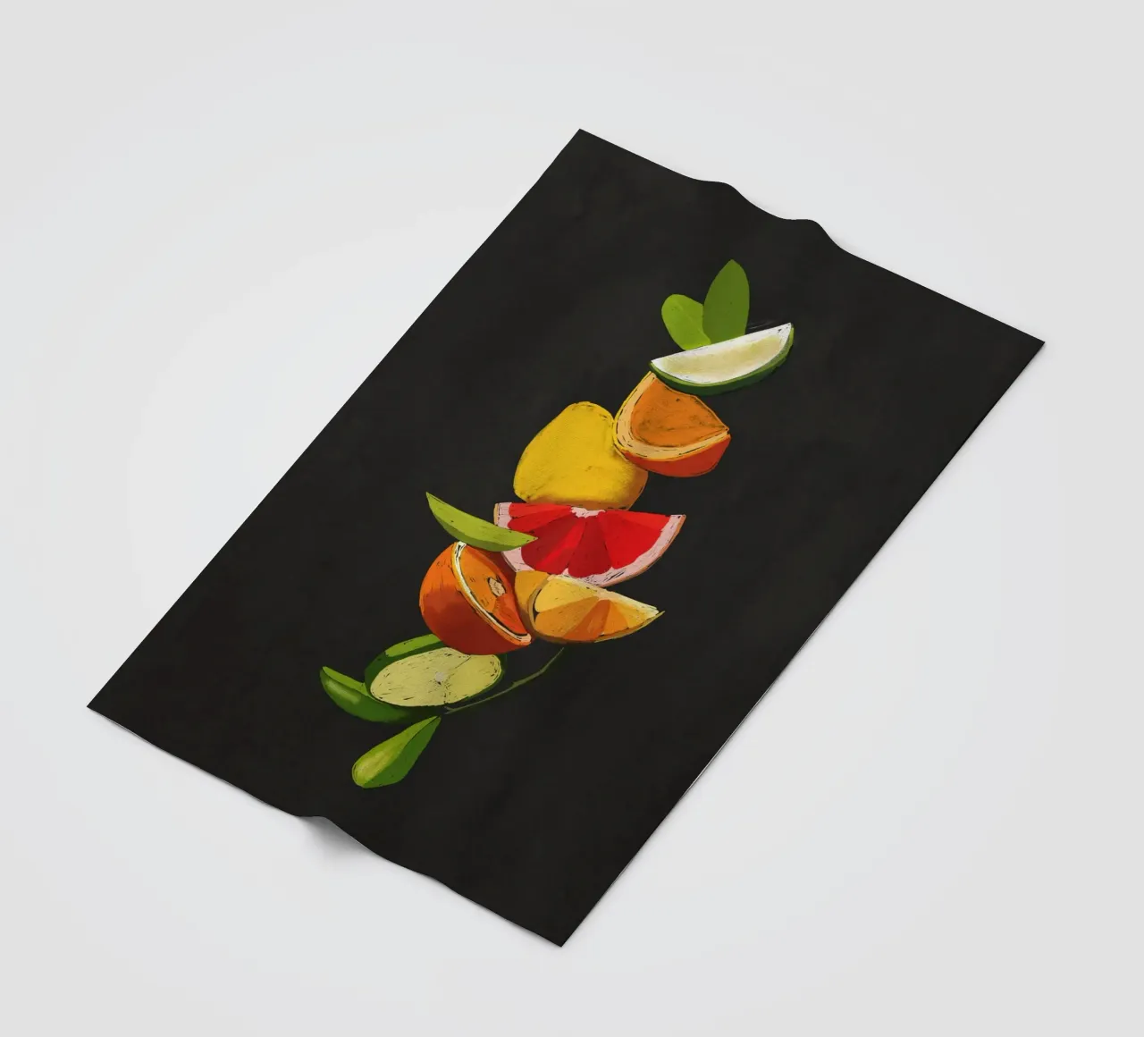 Frutta 7 scala coperta in pile da LeaDArt