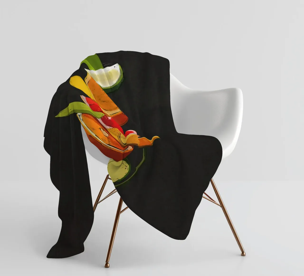 Frutta 7 scala coperta in pile da LeaDArt