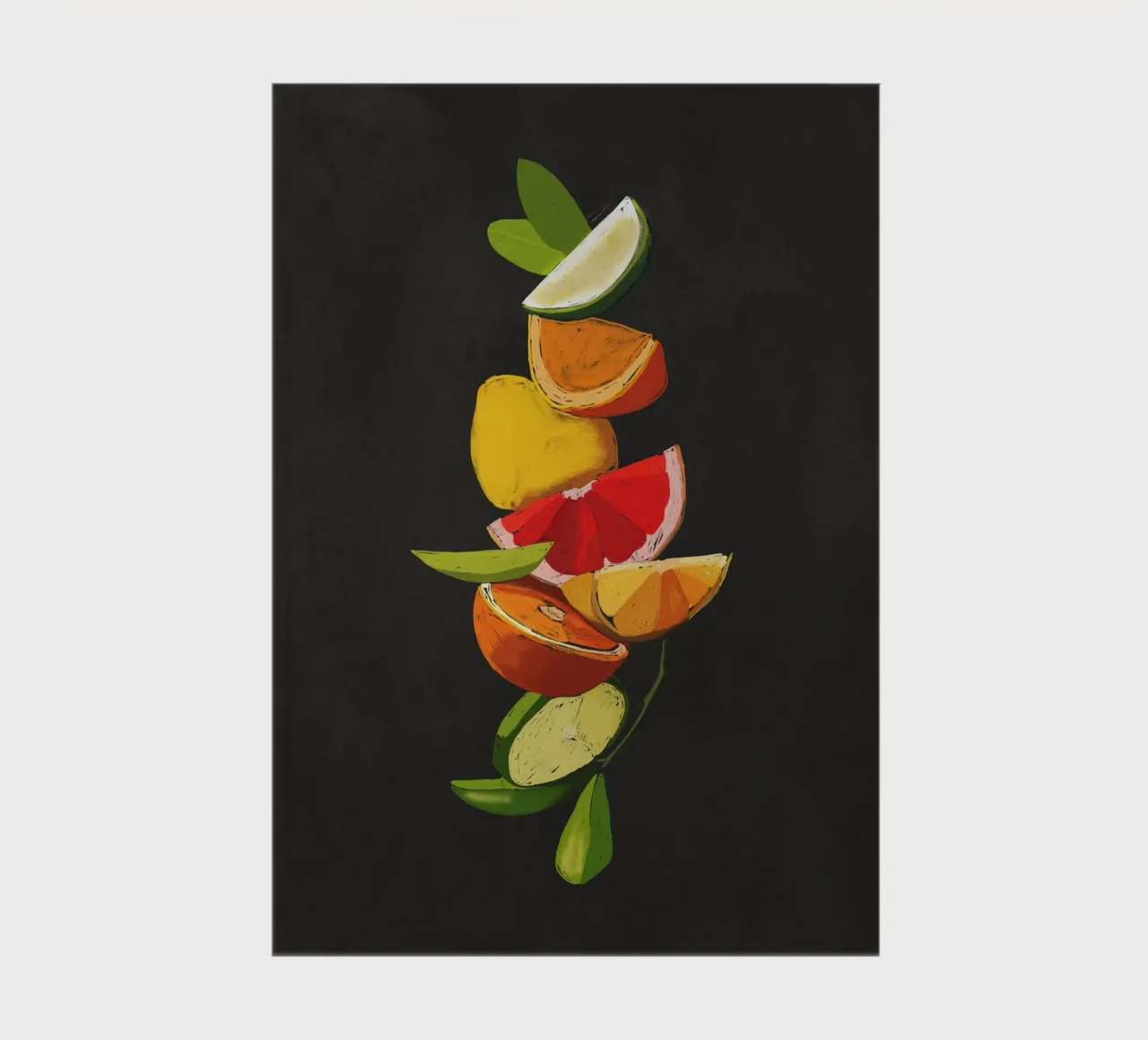 Fruit 7 scale notebook by LeaDArt