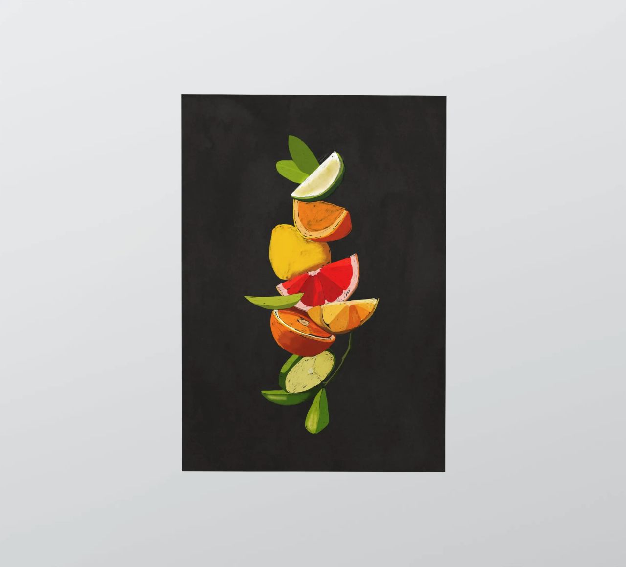 Frutta 7 scala adesivo da LeaDArt
