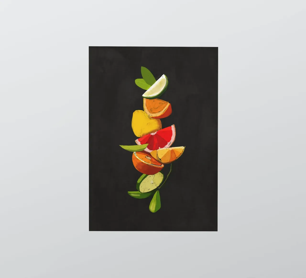 Frutta 7 scala adesivo da LeaDArt