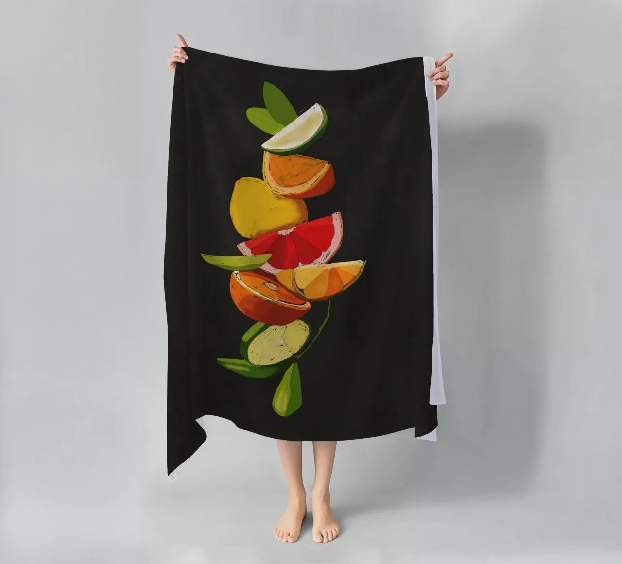 Frutta 7 scala telo mare da LeaDArt