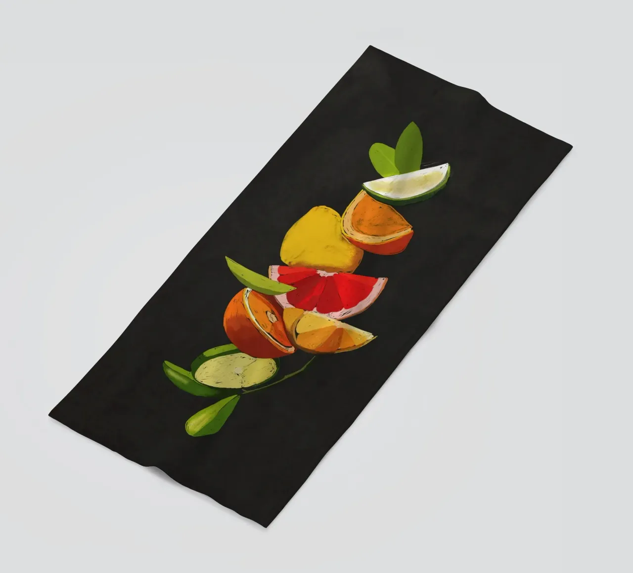 Waage Fruit 7 Strandtuch von LeaDArt