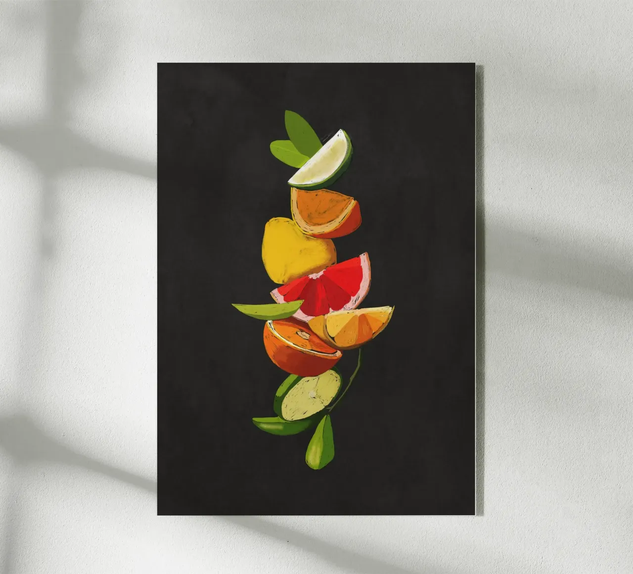 Waage Fruit 7 Acryl-Glas von LeaDArt