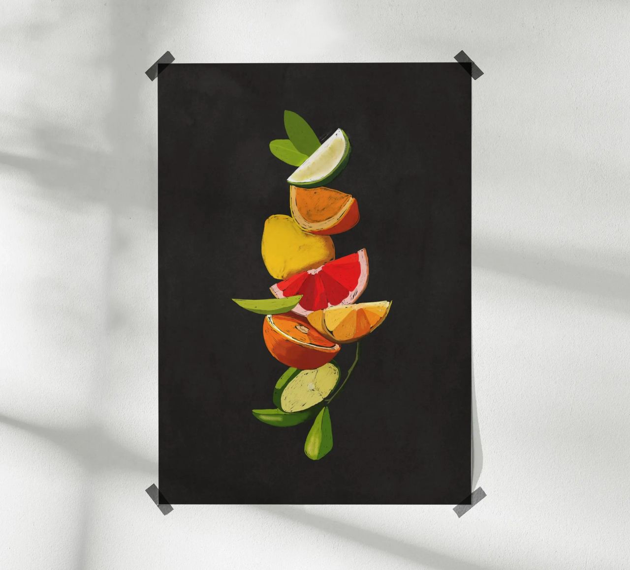 Frutta 7 scala poster da LeaDArt