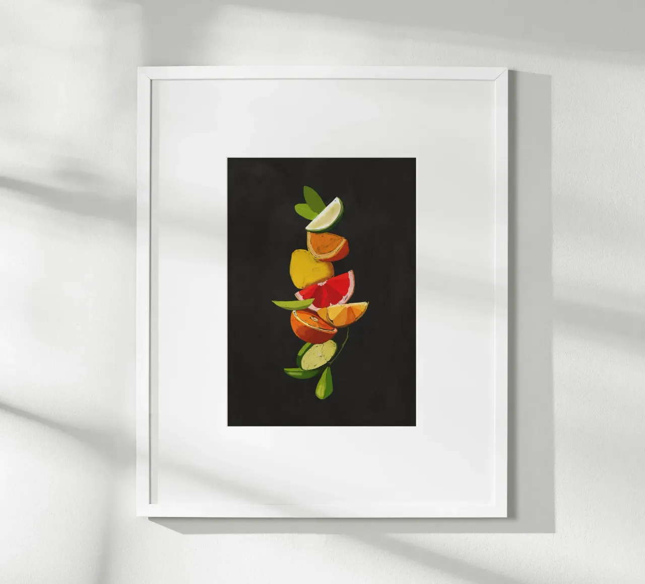 Fruit 7 scale poster by LeaDArt