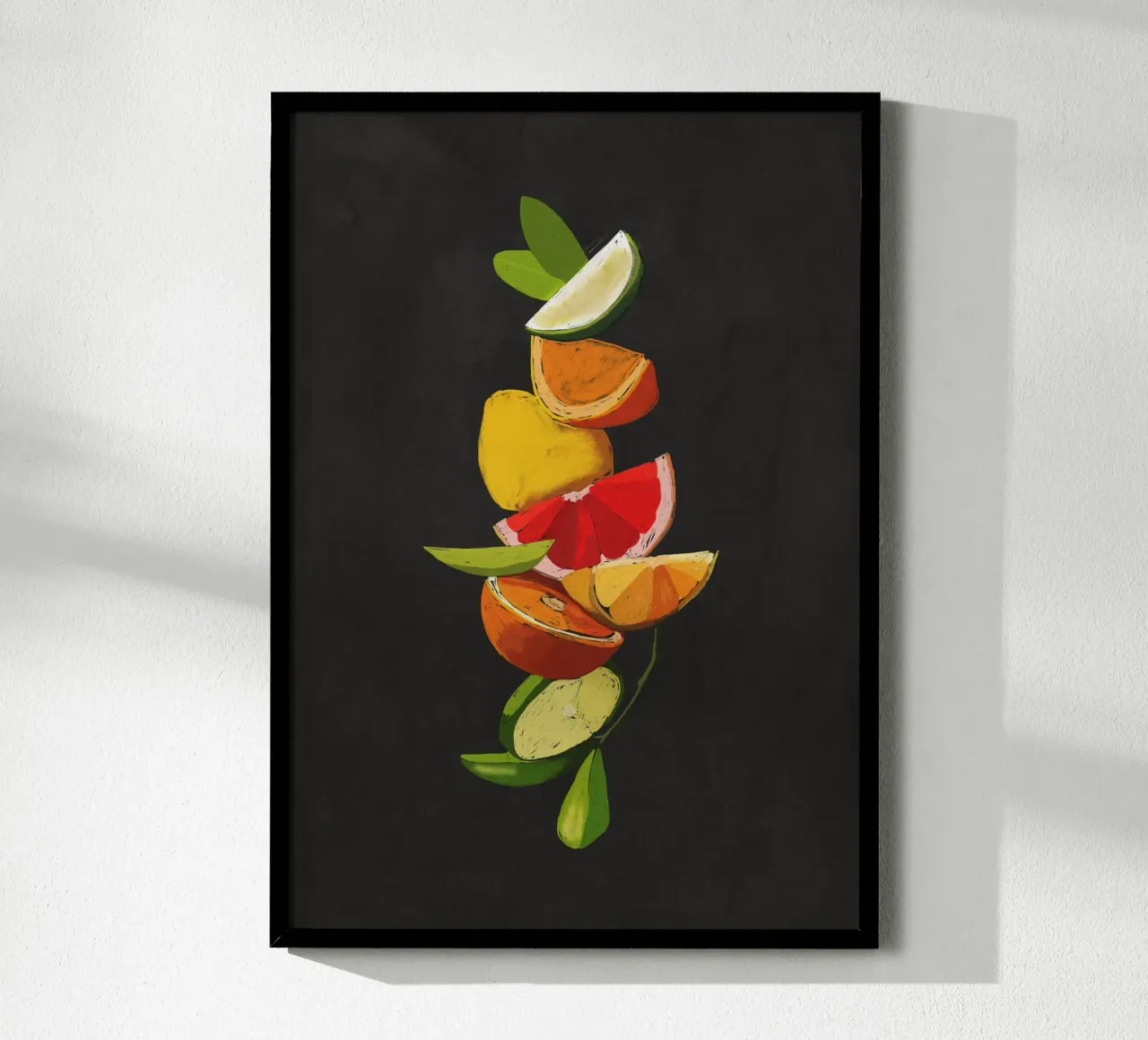 Fruit 7 scale poster by LeaDArt