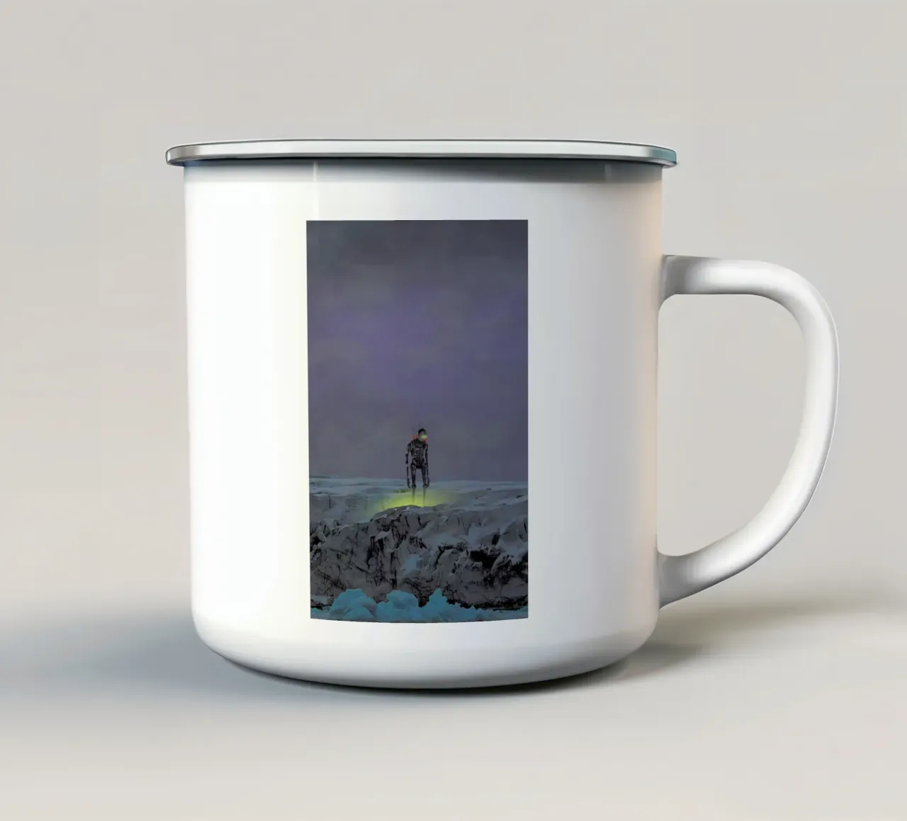 Love is All Around Us tazza in smalto da Jason Brueck