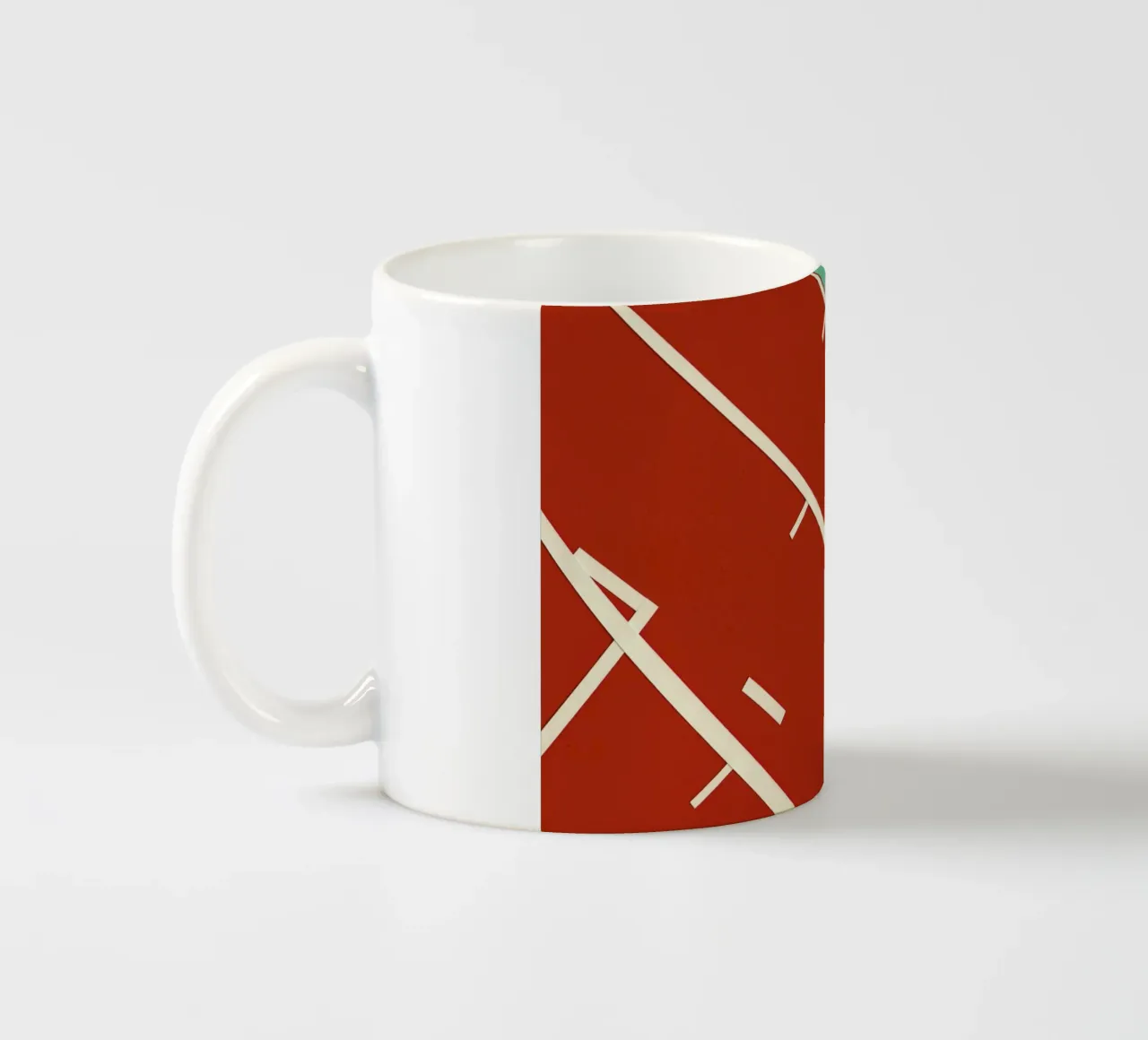 Tartan Track tazza in ceramica da Rosi Feist