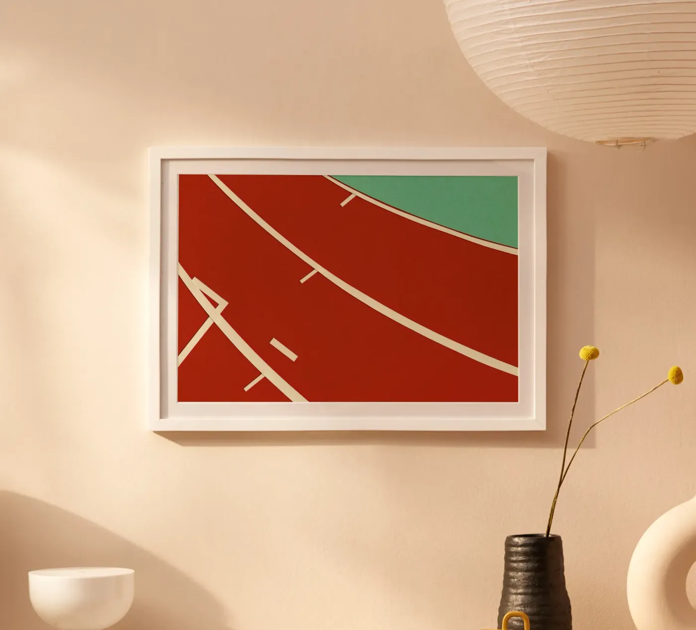 Tartan Track poster da Rosi Feist