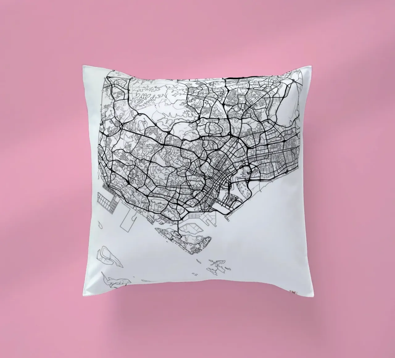 Singapore Minimal cuscino da Hubert Roguski