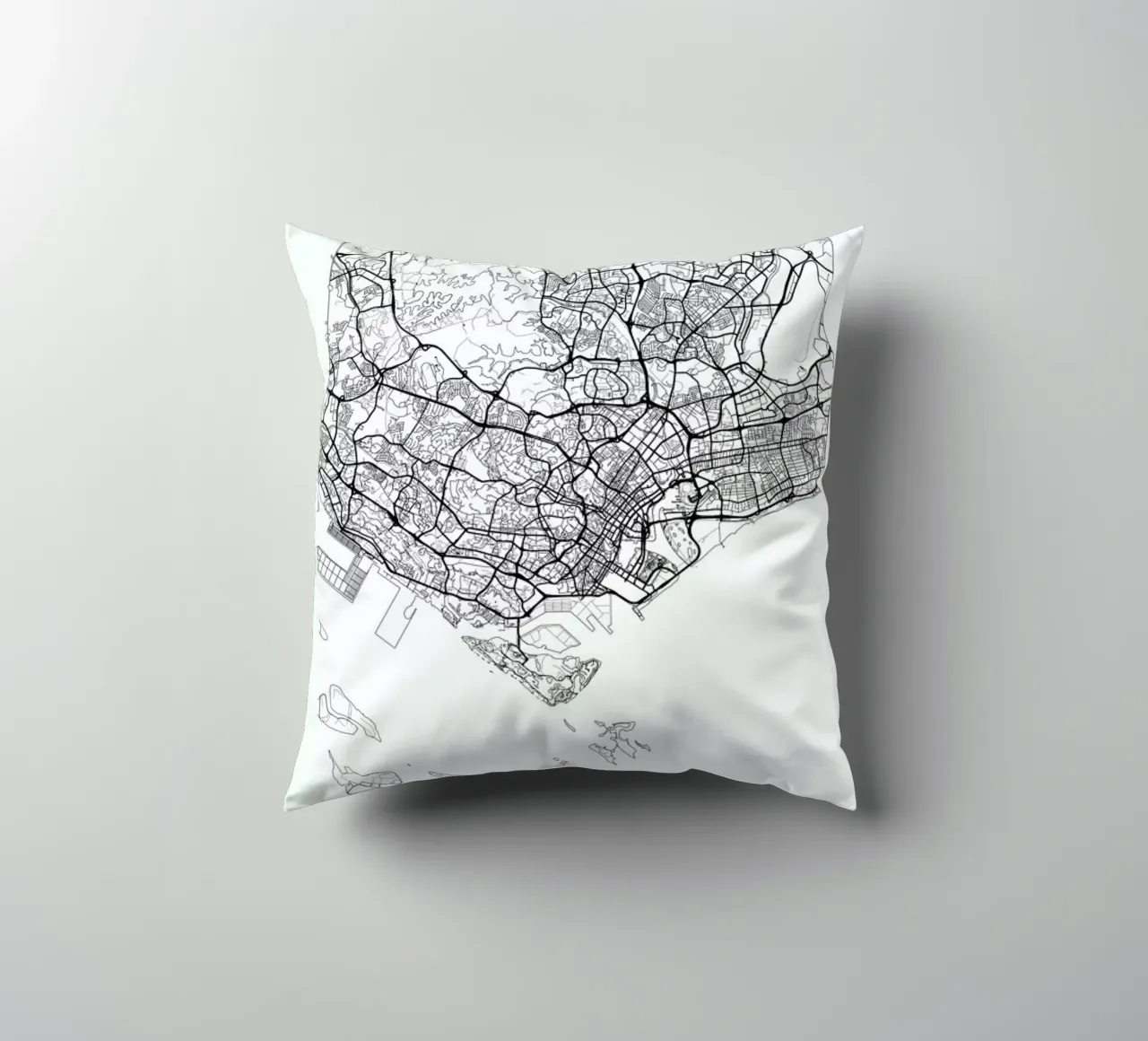 Singapore Minimal cuscino da Hubert Roguski