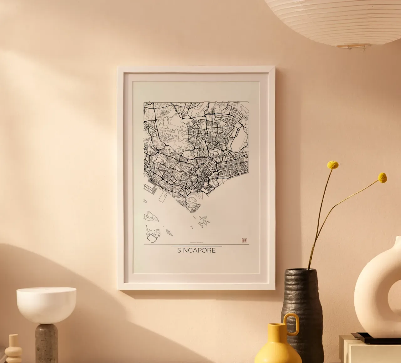 Singapore Minimal carta hahnemühle da Hubert Roguski