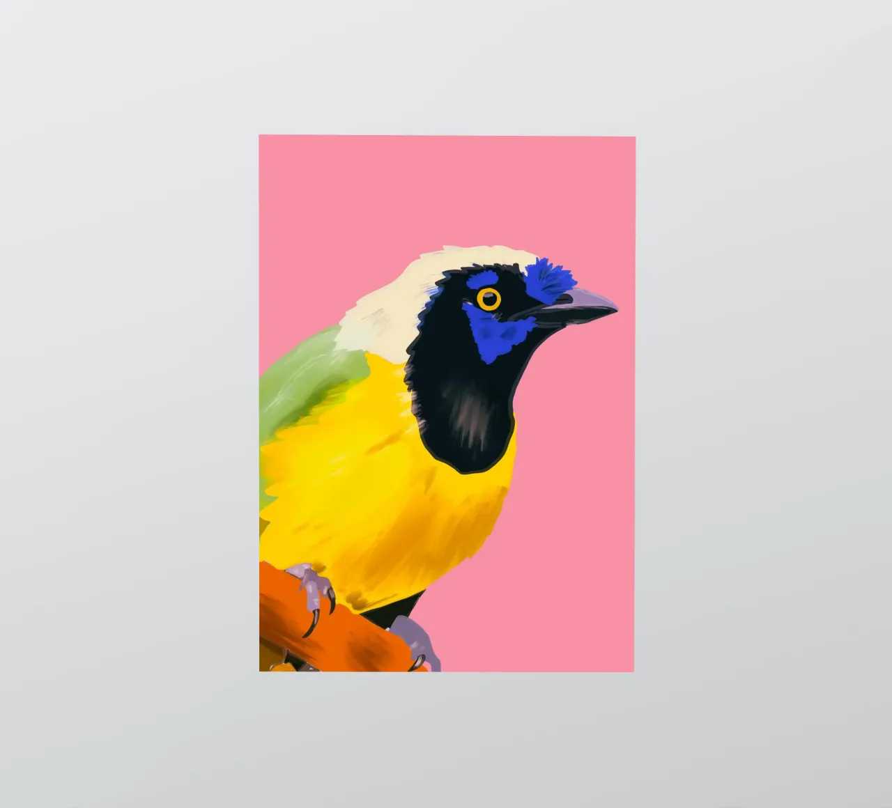Pájaro exótico 4 pegatina de LeaDArt