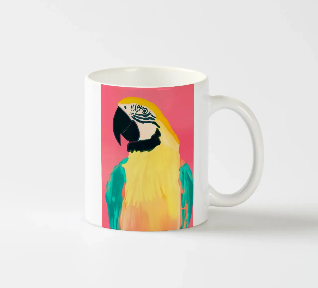 Parrot 4 tazza in ceramica da LeaDArt